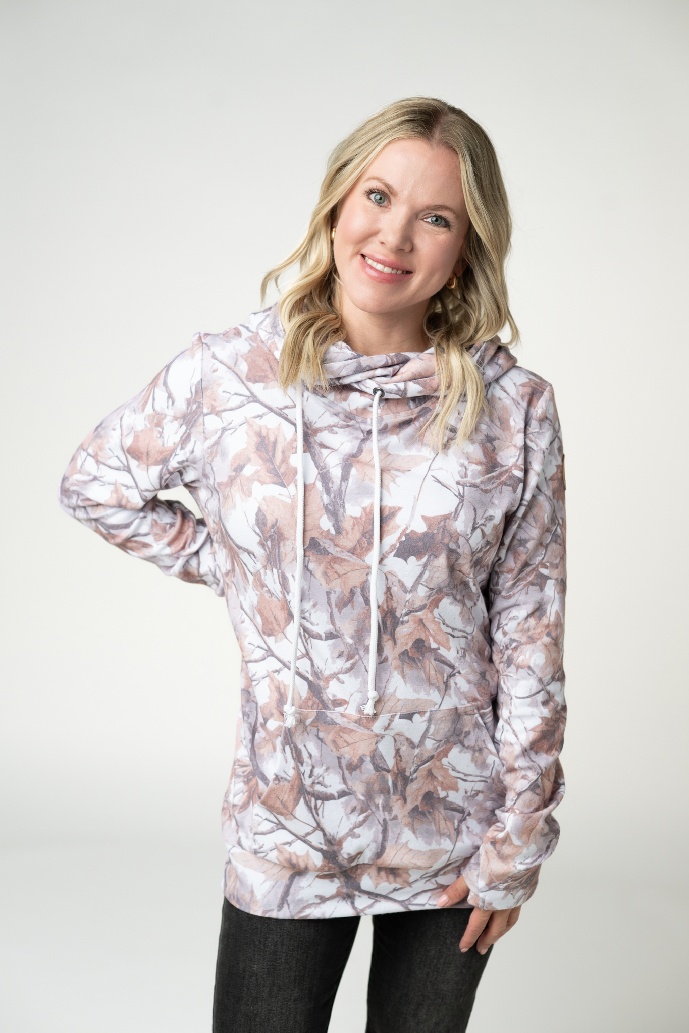 09.02 EN ROUTE Ashley Hoodie - Woodsy Camo-clothing-Dear Me Southern Boutique, located in DeRidder, Louisiana