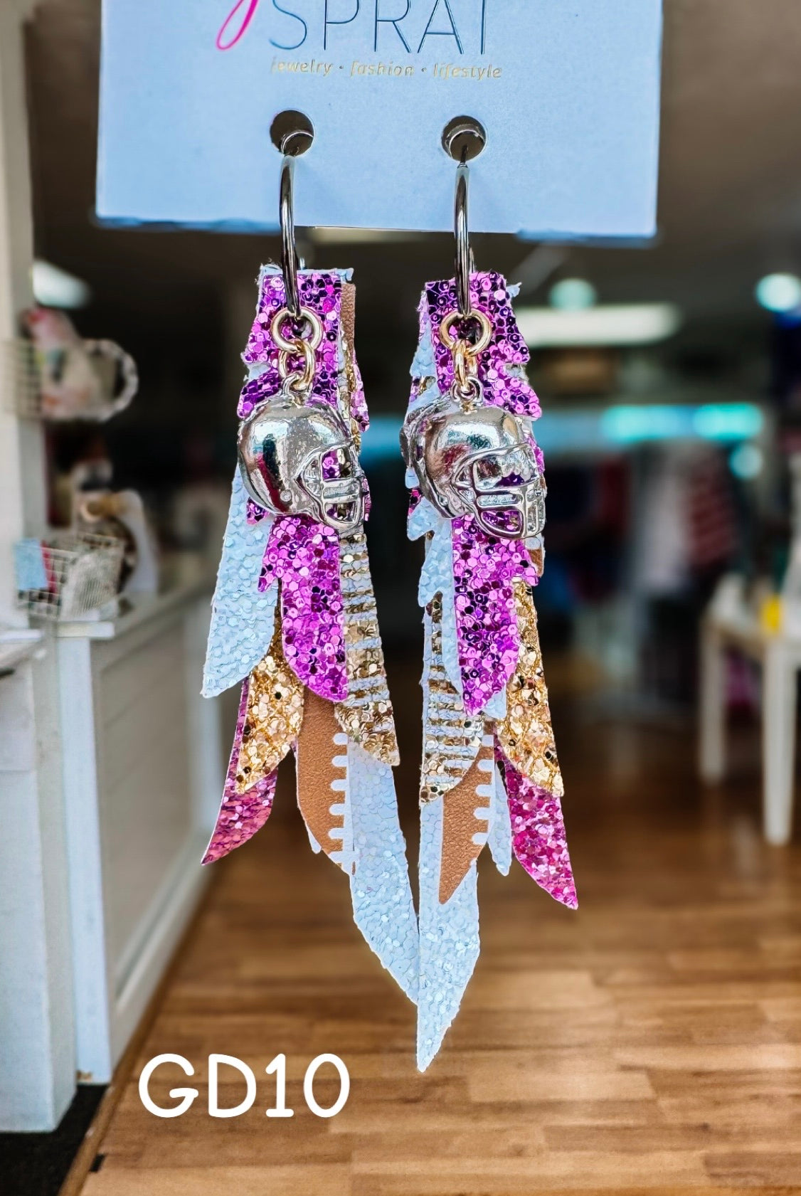 Jak Sprat Game Day Collection: Thinny Thini Minis-Earrings-Dear Me Southern Boutique, located in DeRidder, Louisiana