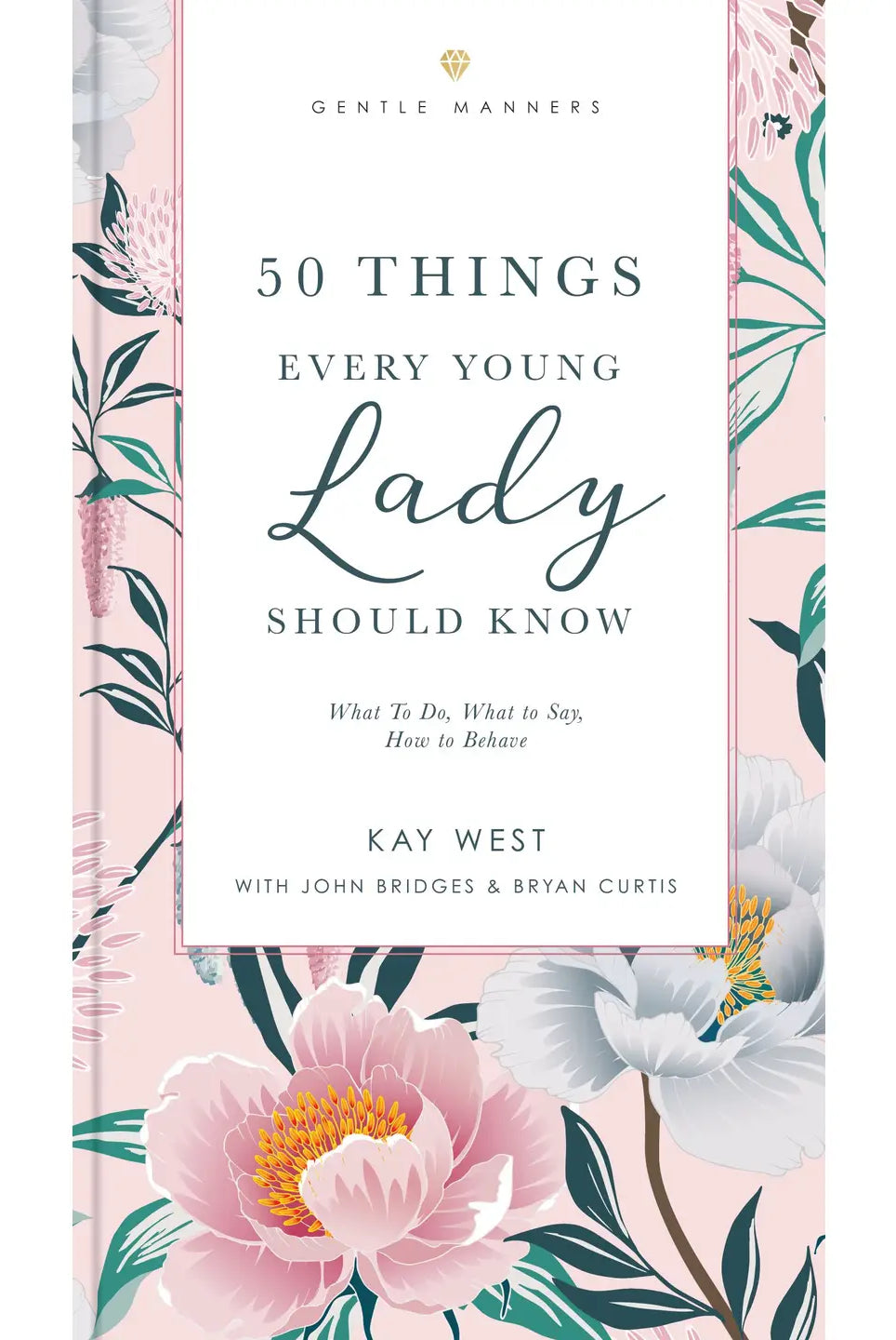 50 Things Every Young Lady Should Know-Dear Me Southern Boutique, located in DeRidder, Louisiana