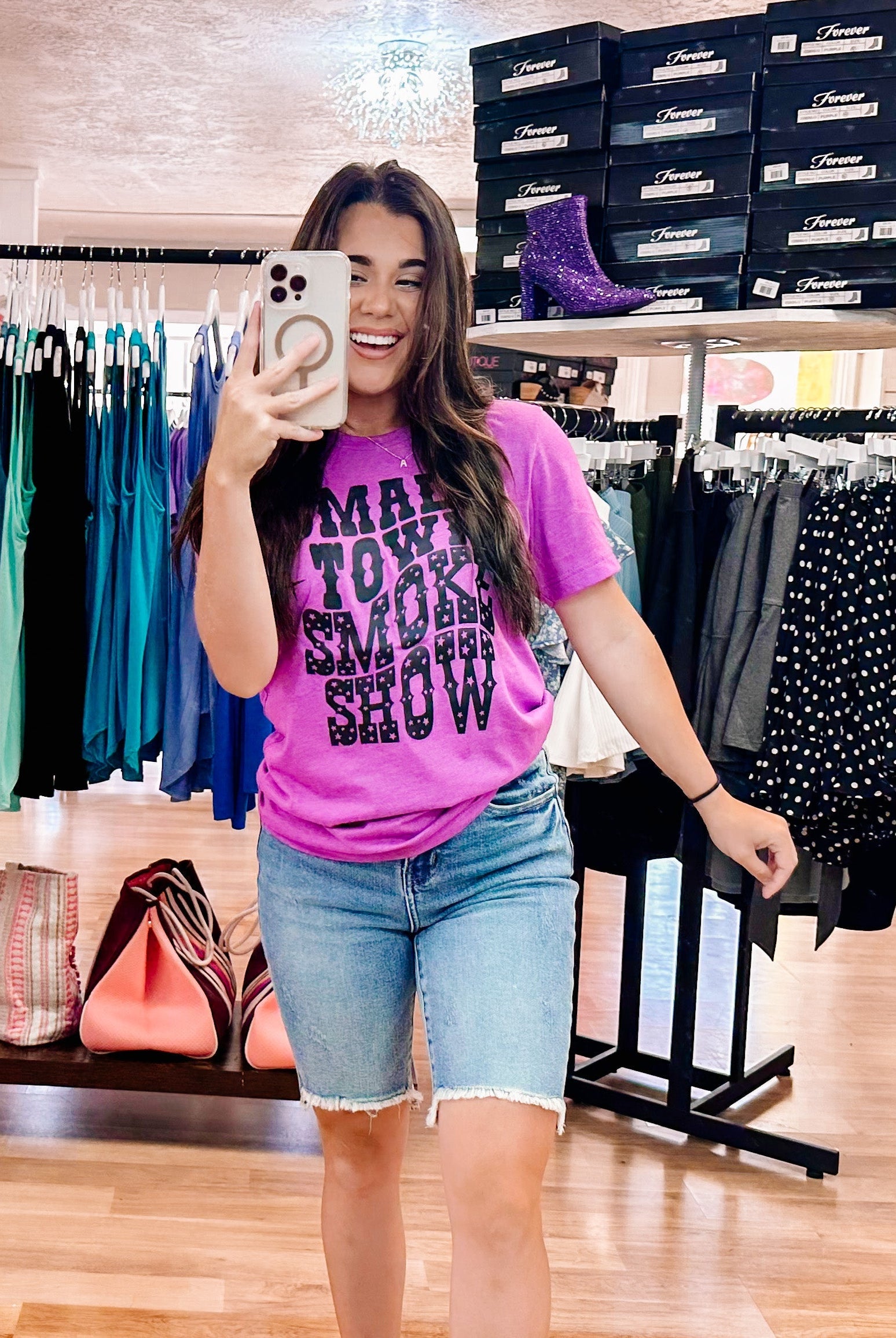 7 Summers Bermuda Judy Blues-Shorts-Dear Me Southern Boutique, located in DeRidder, Louisiana