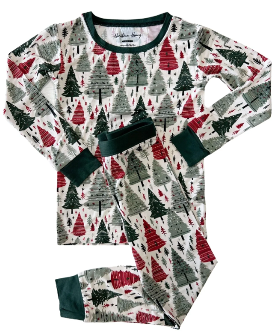 A Cozy Christmas Bamboo Kids Pajama Set-Kids-Dear Me Southern Boutique, located in DeRidder, Louisiana