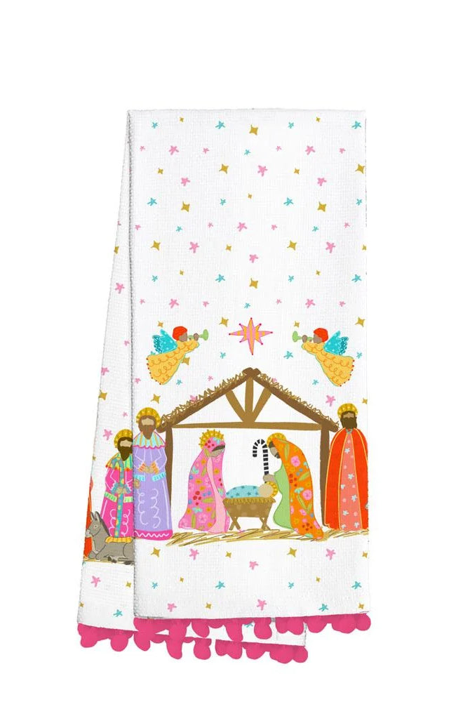 A Thrill Of Hope Tea Towel-Gifts-Dear Me Southern Boutique, located in DeRidder, Louisiana
