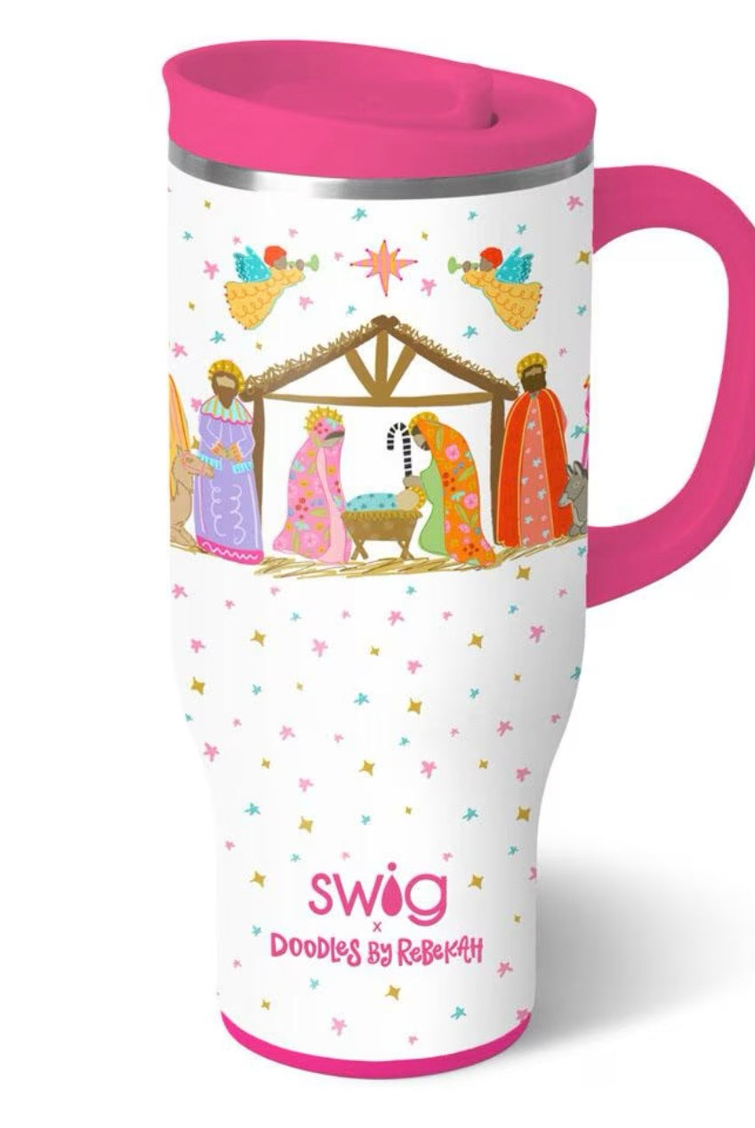 A Thrill Of Hope Travel Mug 24oz-Drinkwear-Dear Me Southern Boutique, located in DeRidder, Louisiana