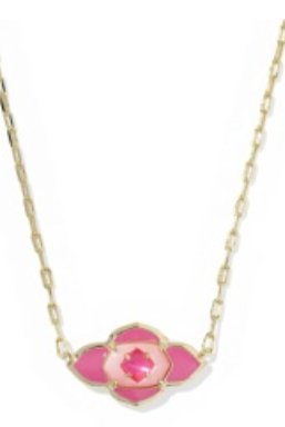 Abbie Medallion Gold Necklace-Jewelry - Necklaces-Dear Me Southern Boutique, located in DeRidder, Louisiana