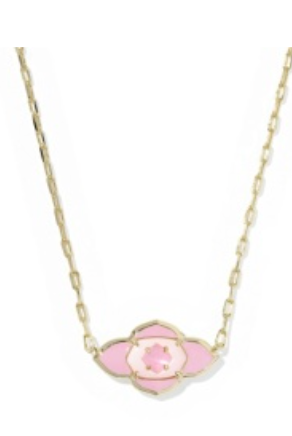 Abbie Medallion Gold Necklace-Jewelry - Necklaces-Dear Me Southern Boutique, located in DeRidder, Louisiana