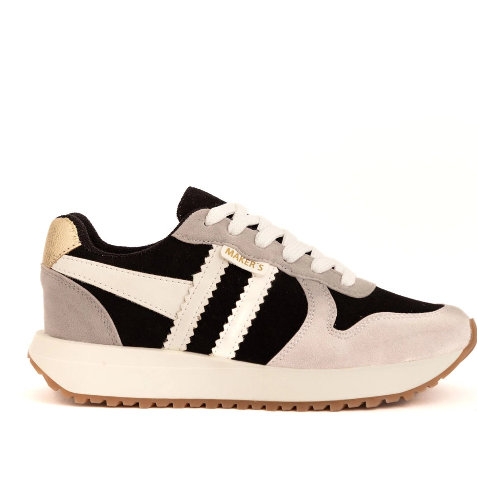 Ace Attitude Sneakers - Black-Sneakers-Dear Me Southern Boutique, located in DeRidder, Louisiana