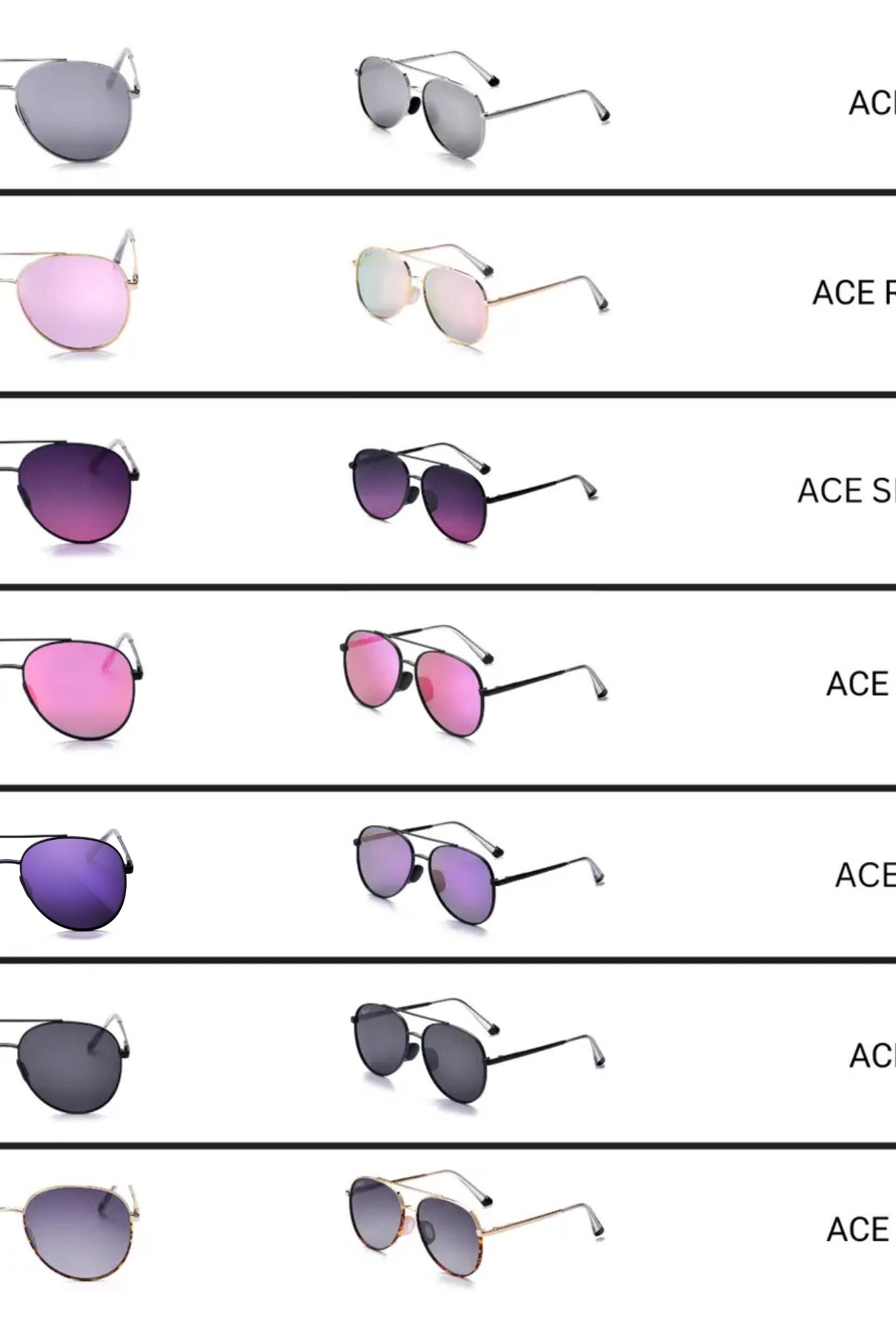 Ace-Sunglasses-Dear Me Southern Boutique, located in DeRidder, Louisiana