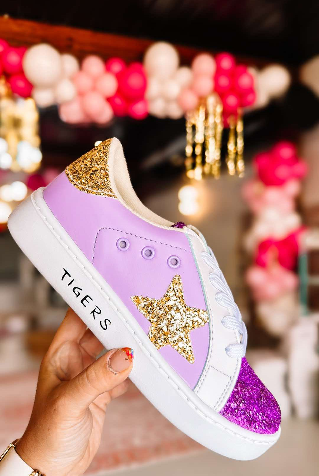 Adult Tigers Sneakers-Shoes-Dear Me Southern Boutique, located in DeRidder, Louisiana