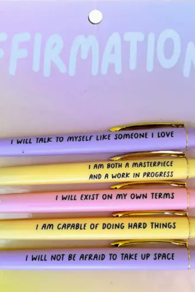 Affirmations Pen Set-Pens-Dear Me Southern Boutique, located in DeRidder, Louisiana