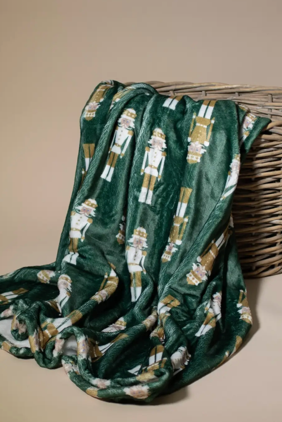Alpine Nutcracker Blanket-Blanket-Dear Me Southern Boutique, located in DeRidder, Louisiana