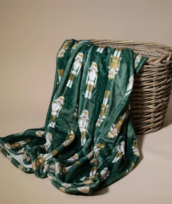 Alpine Nutcracker Blanket-Blanket-Dear Me Southern Boutique, located in DeRidder, Louisiana
