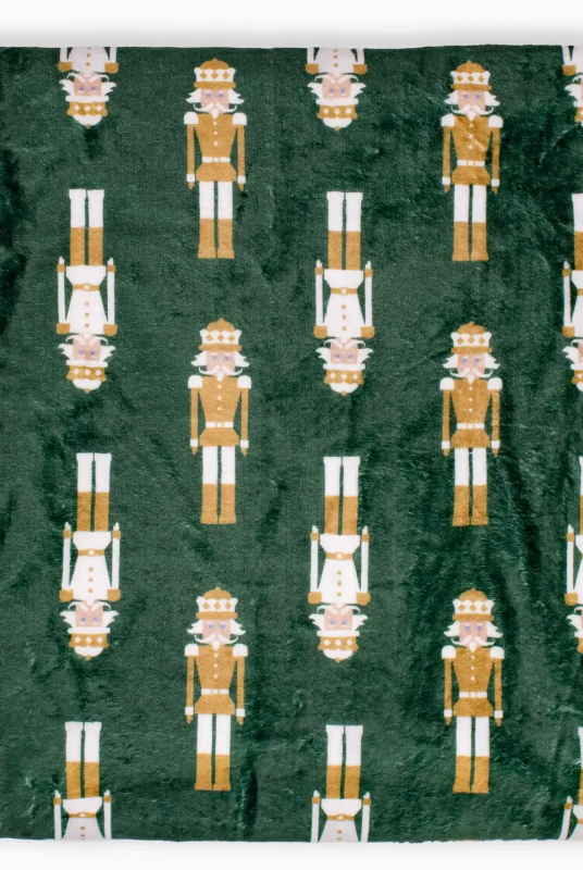 Alpine Nutcracker Blanket-Blanket-Dear Me Southern Boutique, located in DeRidder, Louisiana