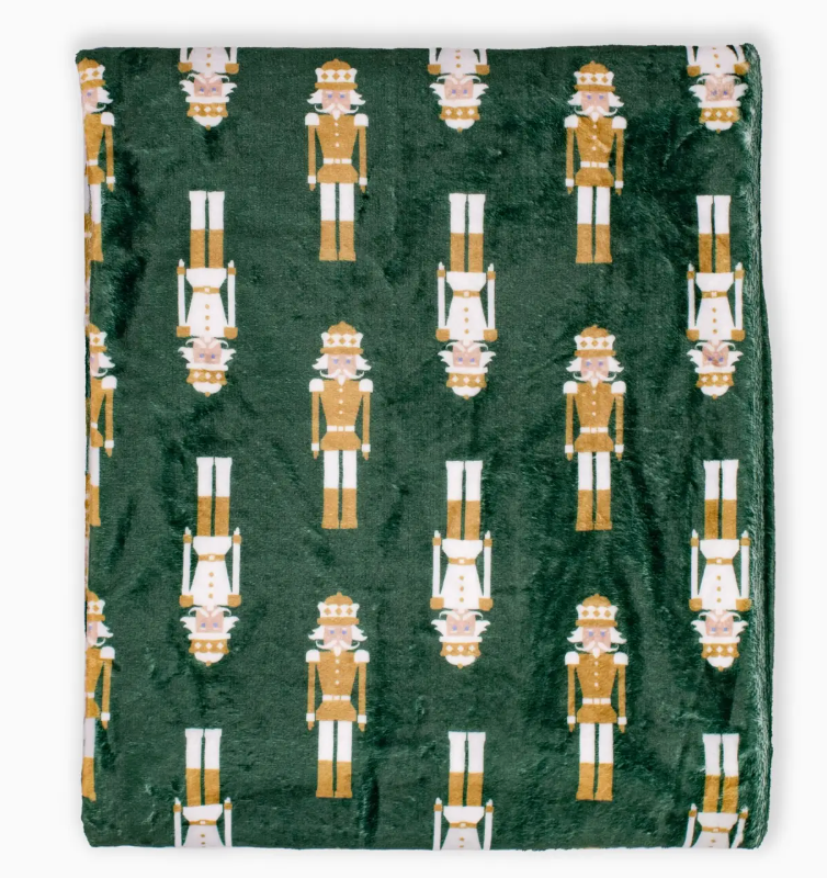 Alpine Nutcracker Blanket-Blanket-Dear Me Southern Boutique, located in DeRidder, Louisiana