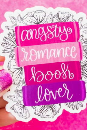 Angsty Romance Book Lover Sticker-Stickers-Dear Me Southern Boutique, located in DeRidder, Louisiana