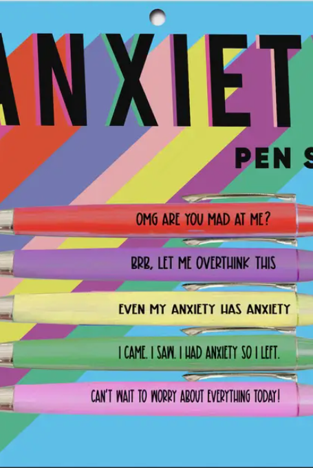 Anxiety Pen Set-Pens-Dear Me Southern Boutique, located in DeRidder, Louisiana
