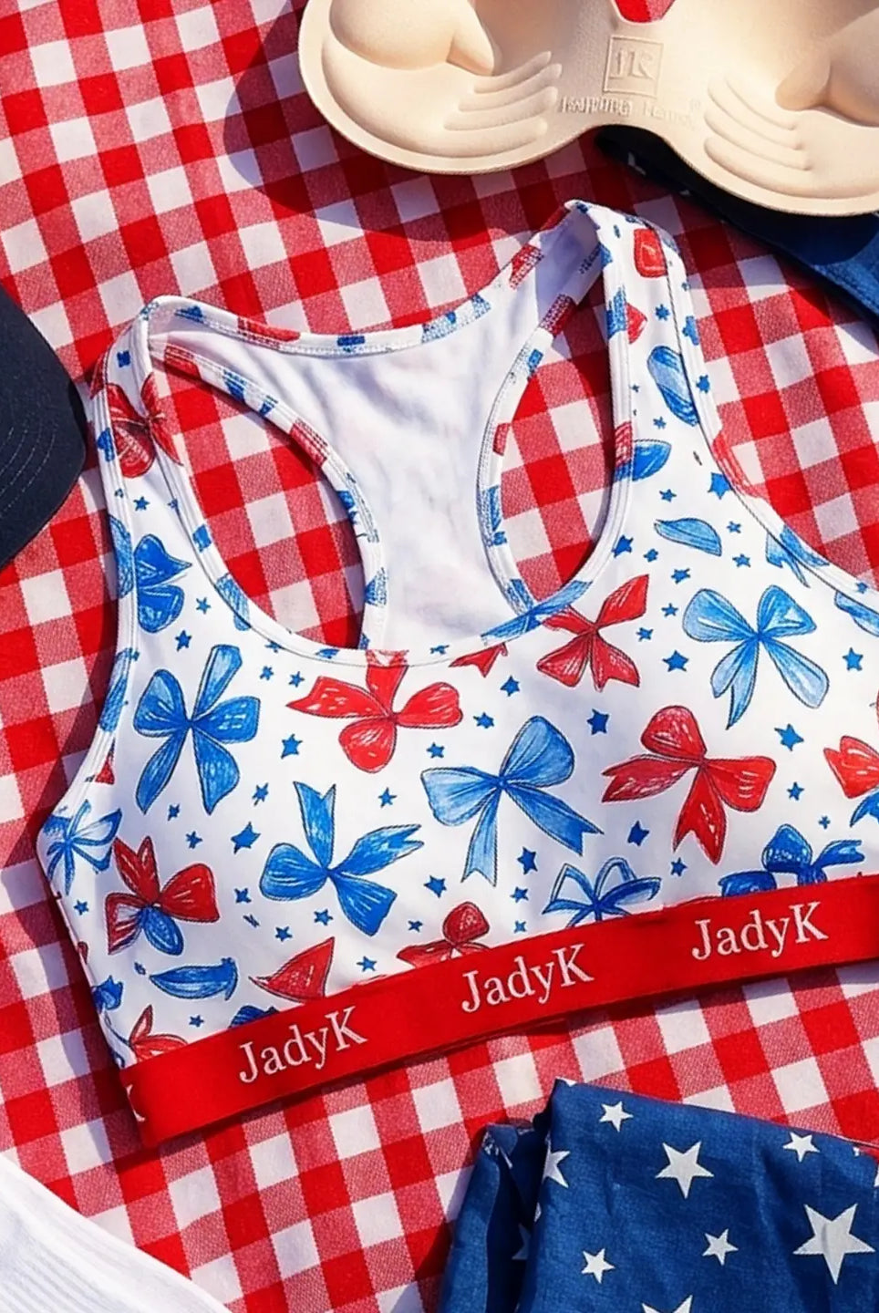 Arya Racerback - USA Bows-Bras-Dear Me Southern Boutique, located in DeRidder, Louisiana