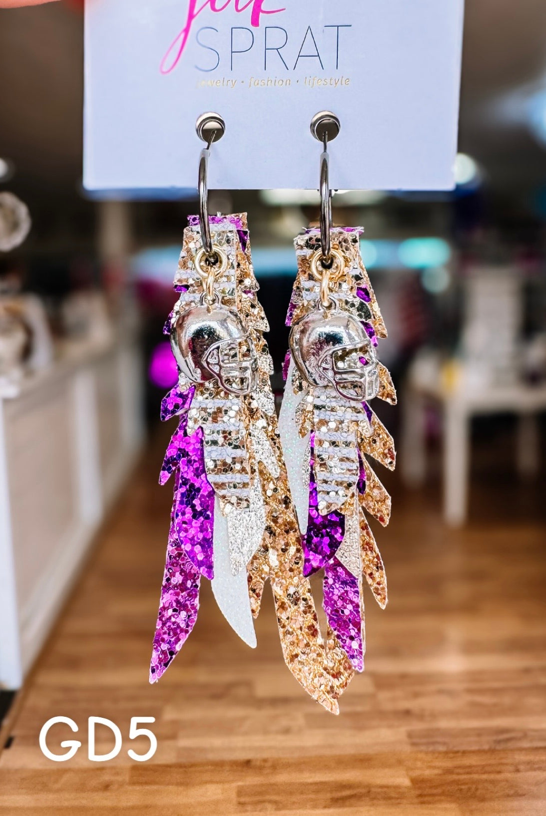 Jak Sprat Game Day Collection: Thinny Thini Minis-Earrings-Dear Me Southern Boutique, located in DeRidder, Louisiana
