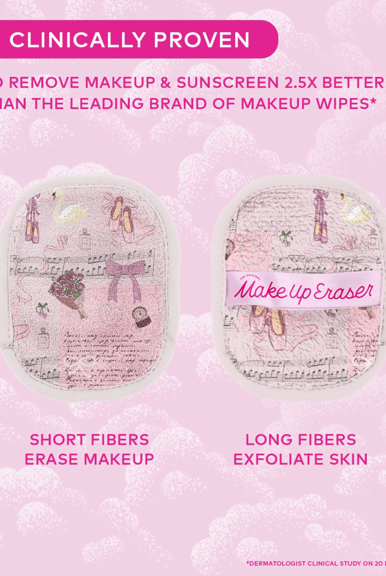 Ballet Core 7-Day Set Makeup Eraser Set-Skin Care-Dear Me Southern Boutique, located in DeRidder, Louisiana