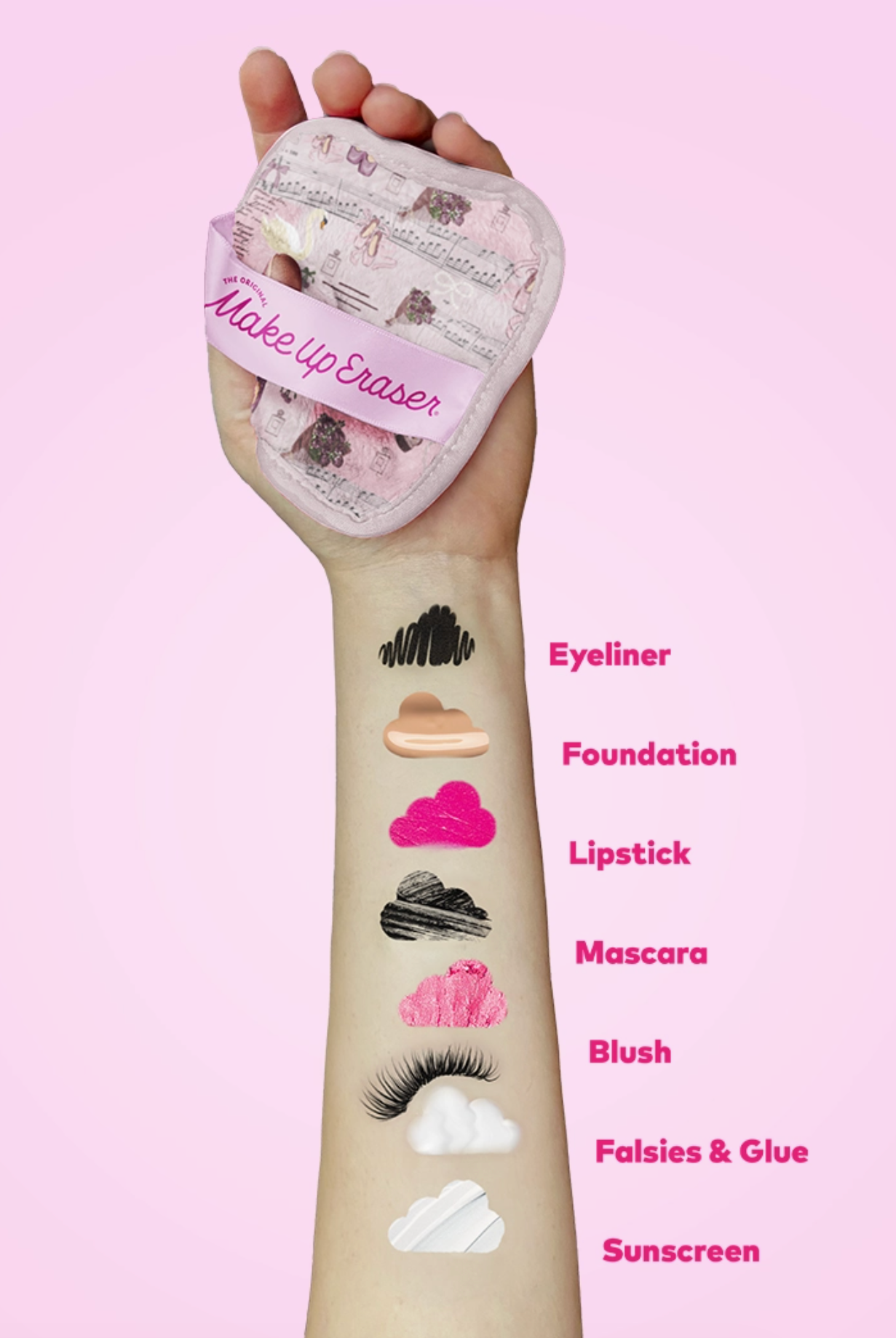 Ballet Core 7-Day Set Makeup Eraser Set-Skin Care-Dear Me Southern Boutique, located in DeRidder, Louisiana