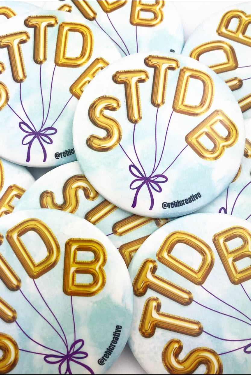 Balloons - STTDB - Game Day Button-Dear Me Southern Boutique, located in DeRidder, Louisiana