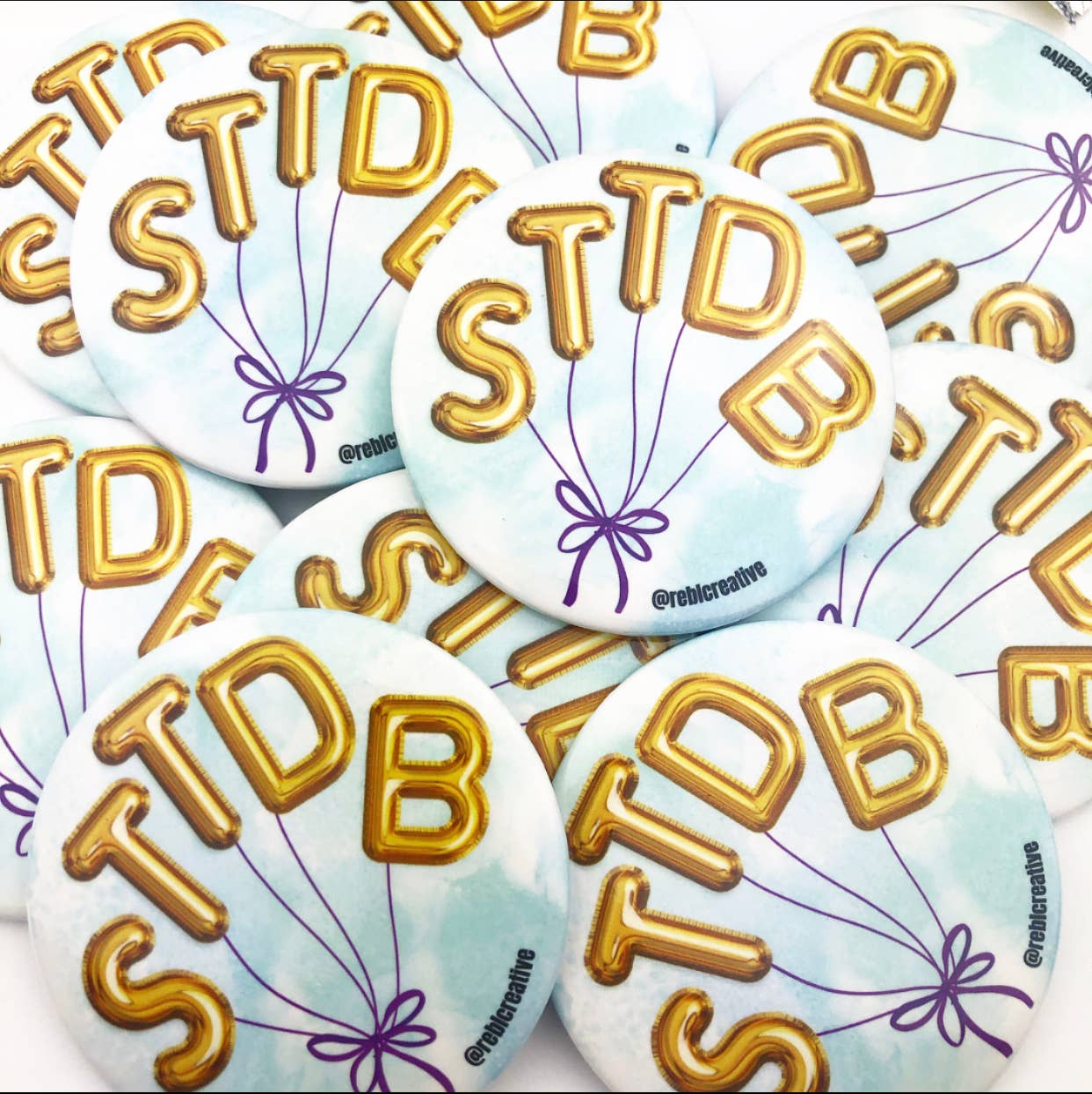 Balloons - STTDB - Game Day Button-Dear Me Southern Boutique, located in DeRidder, Louisiana
