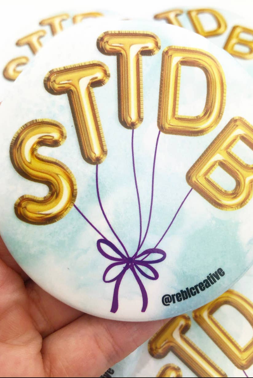 Balloons - STTDB - Game Day Button-Dear Me Southern Boutique, located in DeRidder, Louisiana