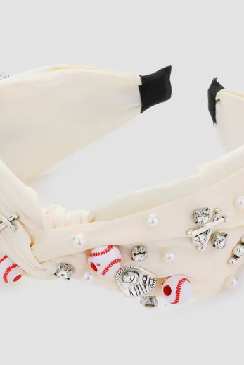 Baseball Beauty Headband-Headbands-Dear Me Southern Boutique, located in DeRidder, Louisiana