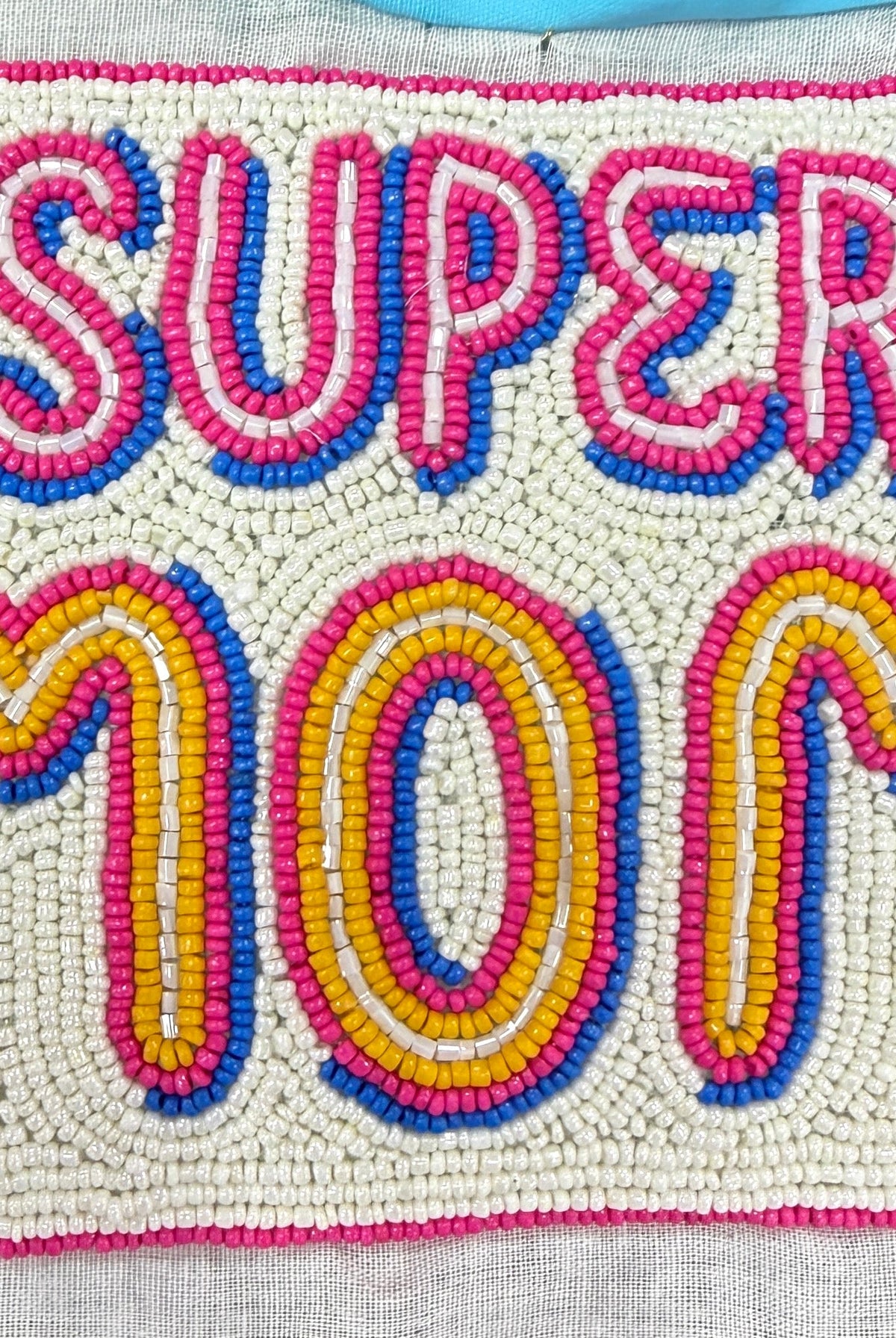 Beaded Coin Purse- Super Mom-Presales-Dear Me Southern Boutique, located in DeRidder, Louisiana
