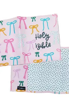 Beautiful Bows Bible Slipcover-JAG Bible Covers-Dear Me Southern Boutique, located in DeRidder, Louisiana