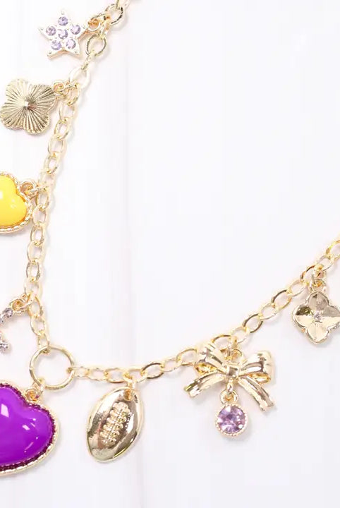 Bentley Charm Necklace-Jewelry - Necklaces-Dear Me Southern Boutique, located in DeRidder, Louisiana