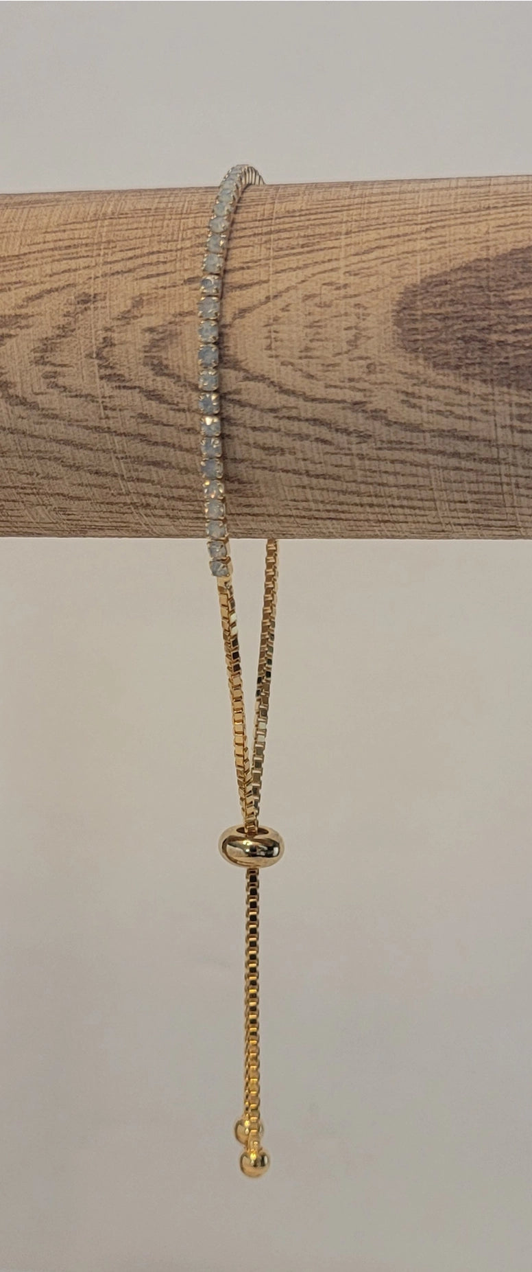 Betty Oh Adjustable Opal Gold Metal Bracelet-Presales-Dear Me Southern Boutique, located in DeRidder, Louisiana