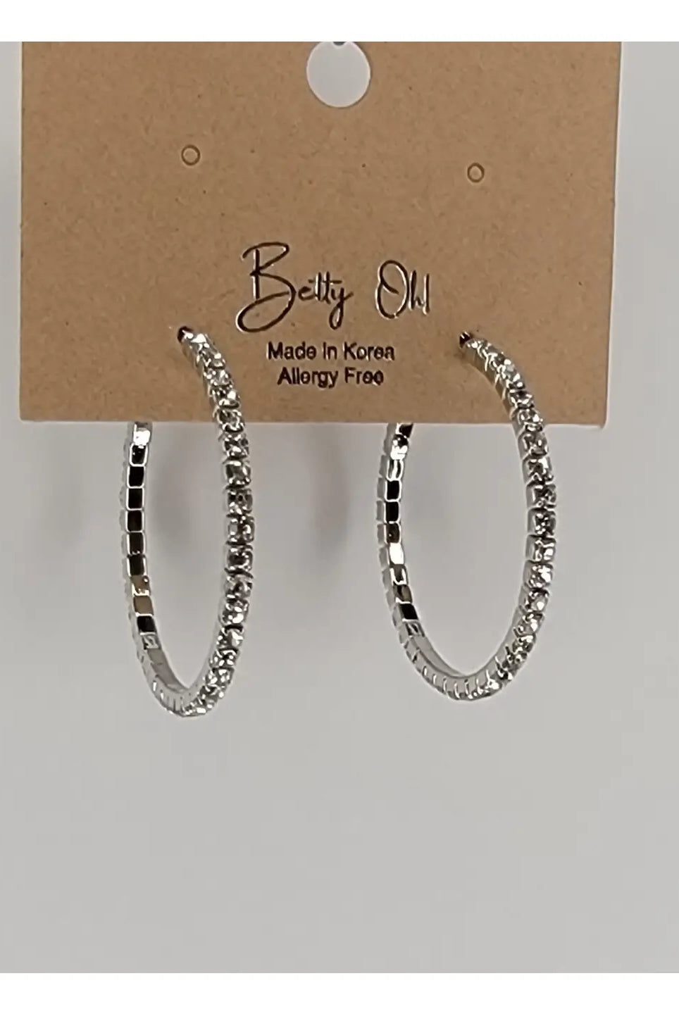 Betty Oh Opal Hoop Earrings-Earrings-Dear Me Southern Boutique, located in DeRidder, Louisiana