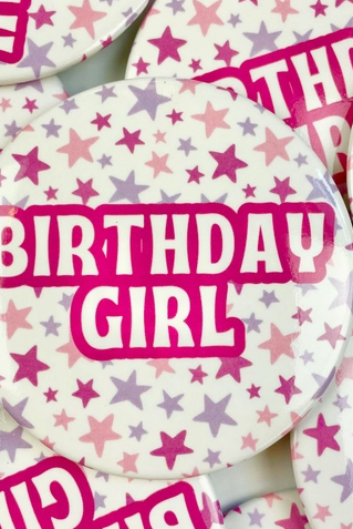 Birthday Girl Button-Other Accessories-Dear Me Southern Boutique, located in DeRidder, Louisiana