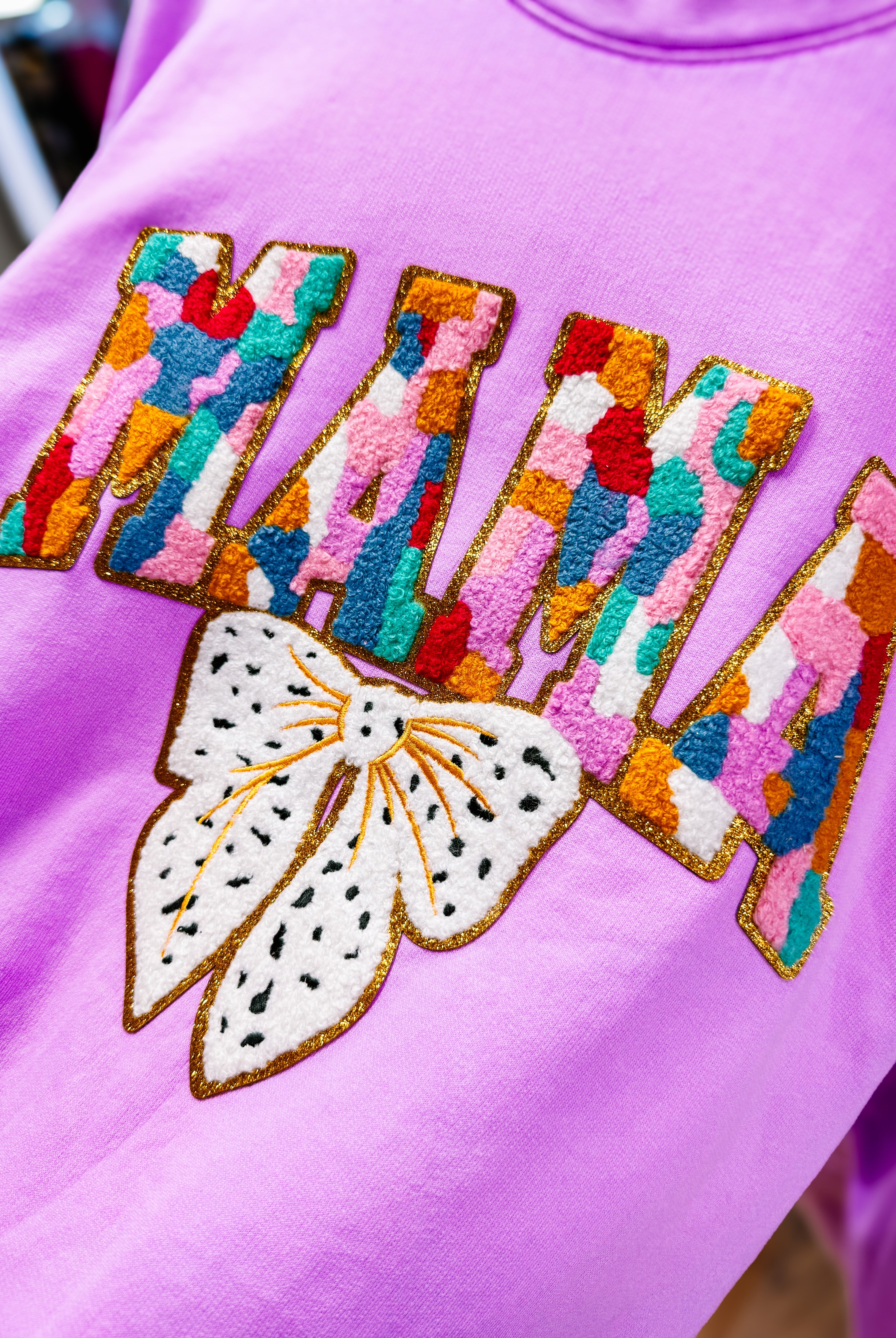 Bold & Boujee MAMA Sweatshirt-Sweatshirts-Dear Me Southern Boutique, located in DeRidder, Louisiana