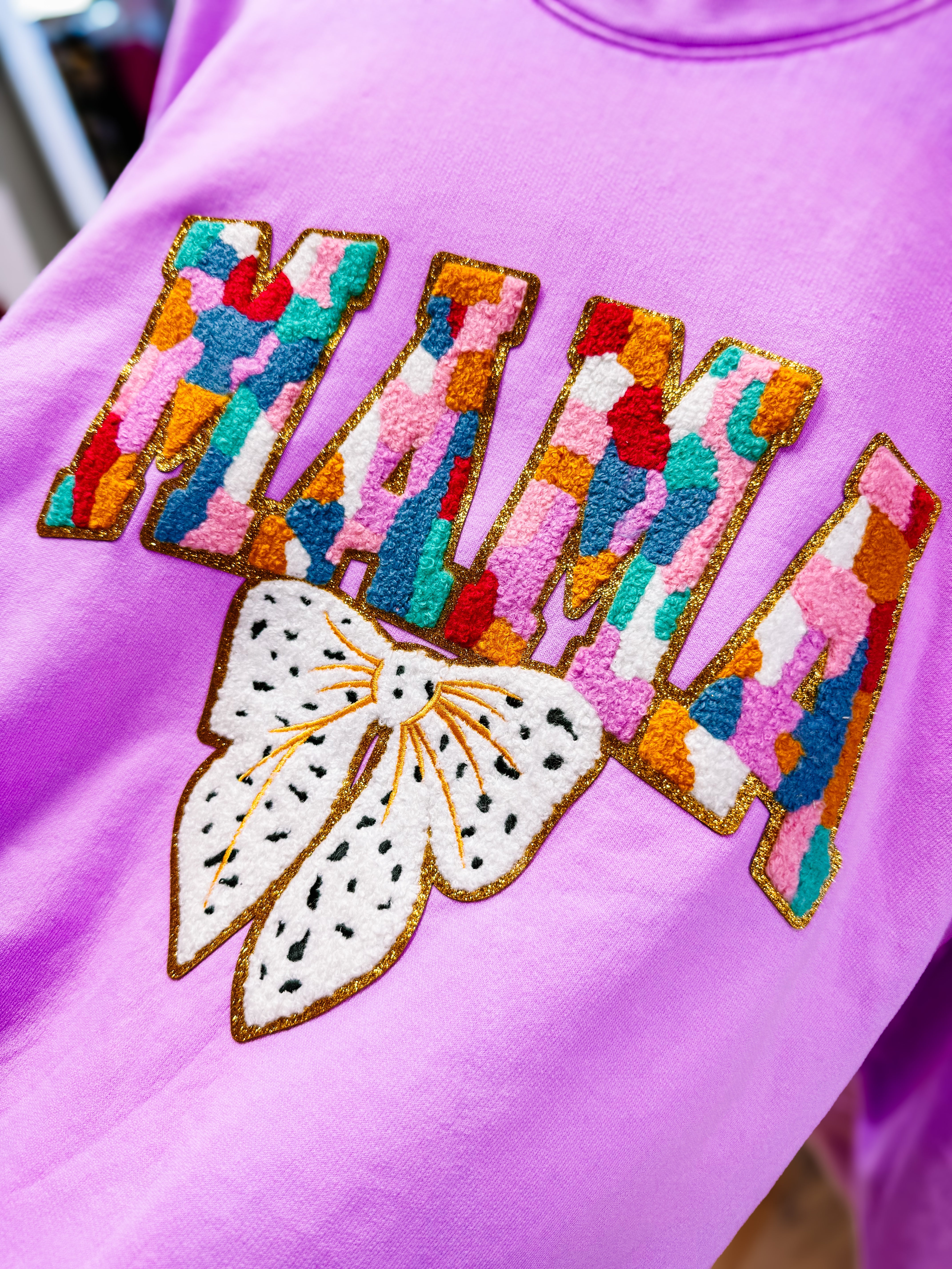 Bold & Boujee MAMA Sweatshirt-Sweatshirts-Dear Me Southern Boutique, located in DeRidder, Louisiana