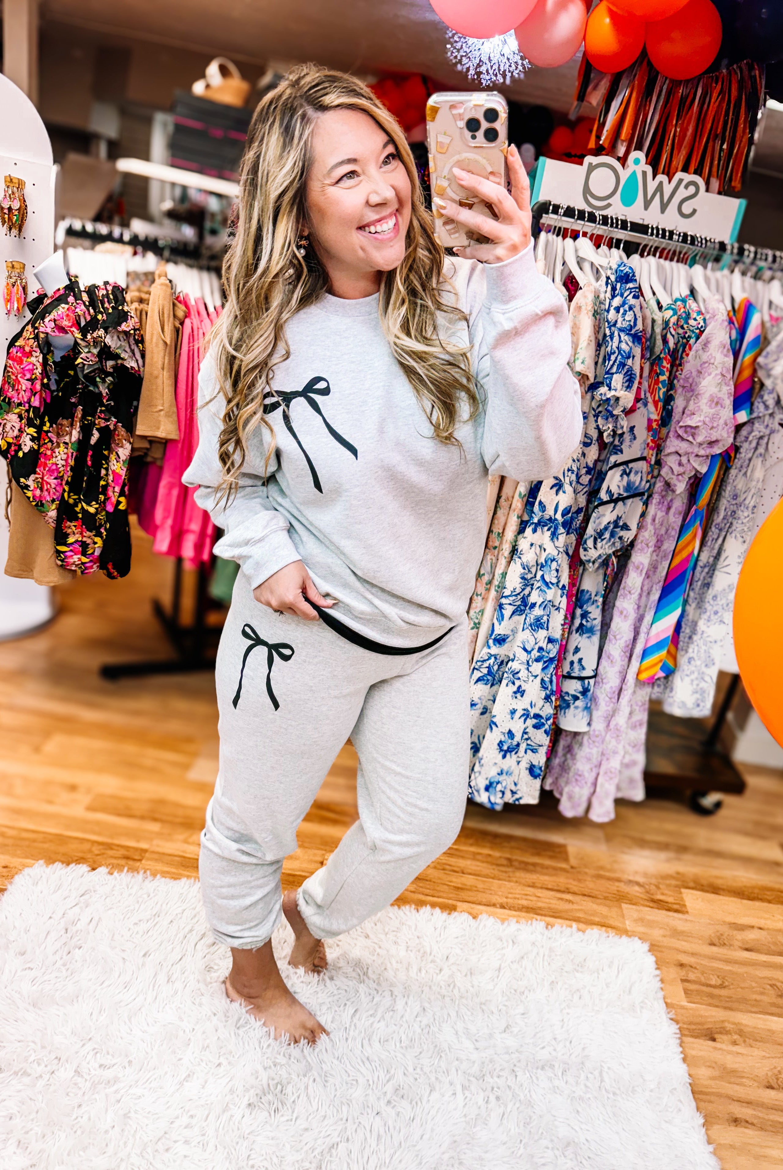 Bow Down Crewneck-Dear Me Southern Boutique, located in DeRidder, Louisiana