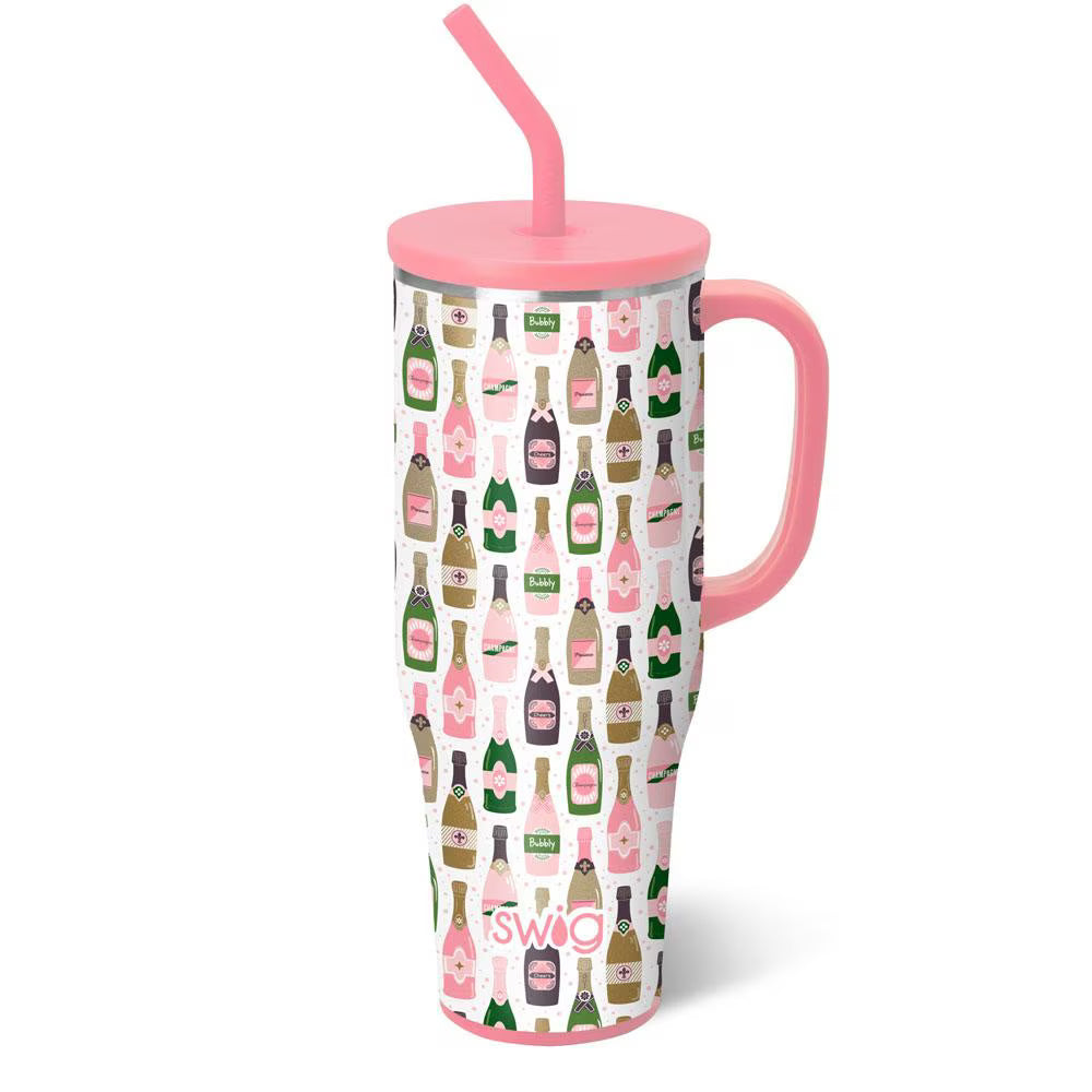 Bubbly Mega Mug 40oz-Travel Mugs-Dear Me Southern Boutique, located in DeRidder, Louisiana