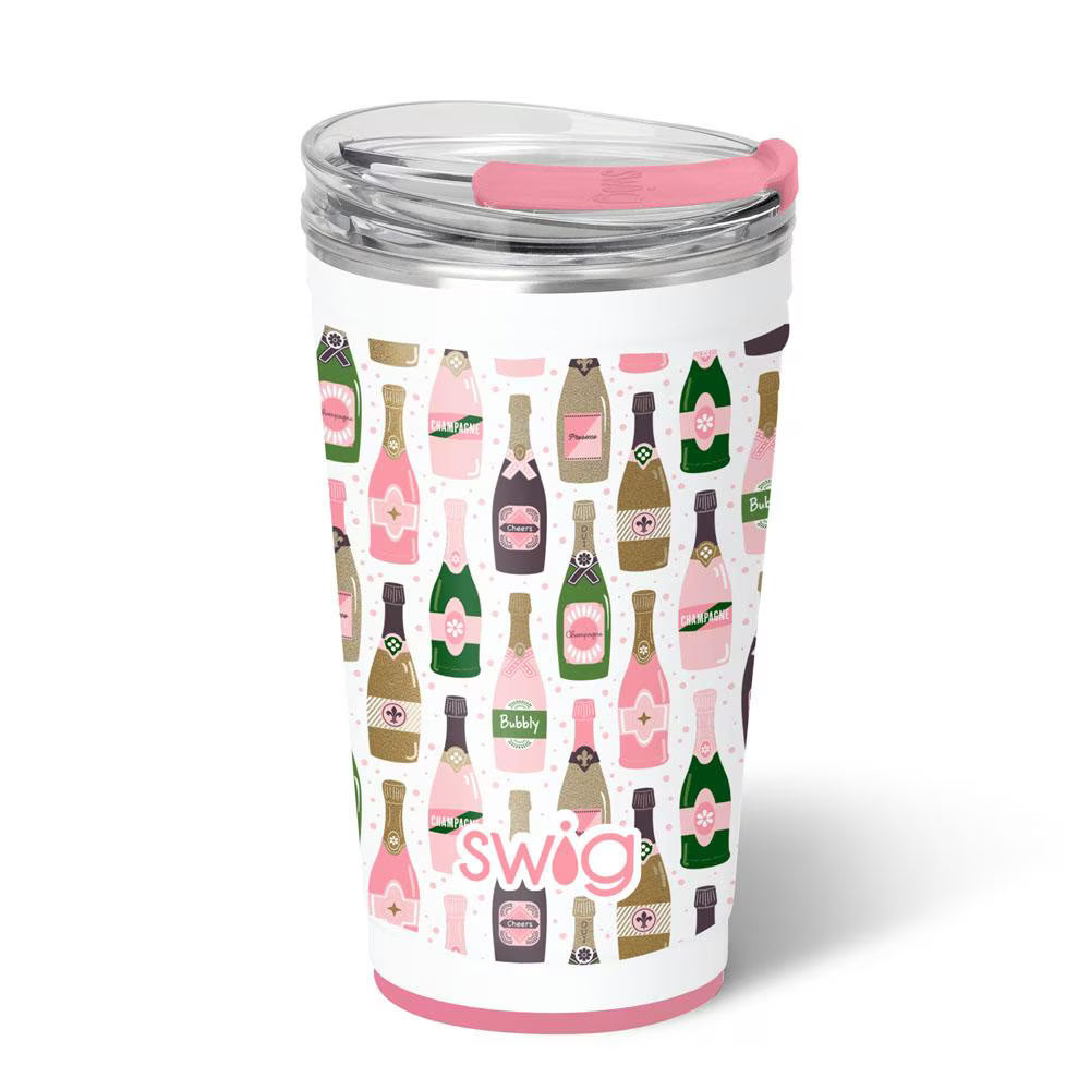 Bubbly Swig 24oz Party Cup-Wine + Cocktails-Dear Me Southern Boutique, located in DeRidder, Louisiana