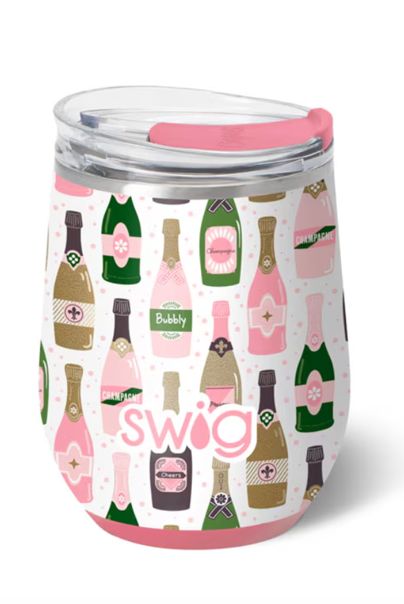 Bubbly Swig Stemless Wine Cup-Wine + Cocktails-Dear Me Southern Boutique, located in DeRidder, Louisiana