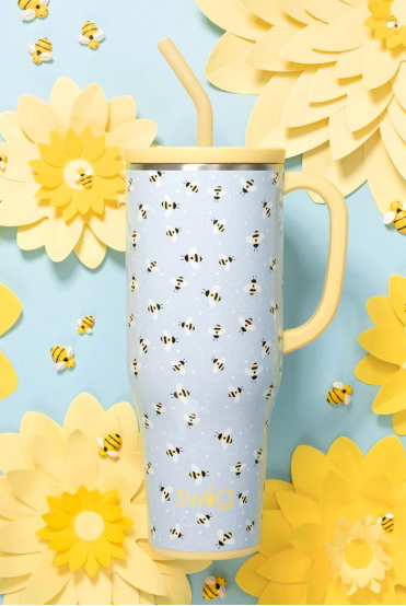Busy Bee Swig Mega Mug 40oz-Mega Mugs-Dear Me Southern Boutique, located in DeRidder, Louisiana