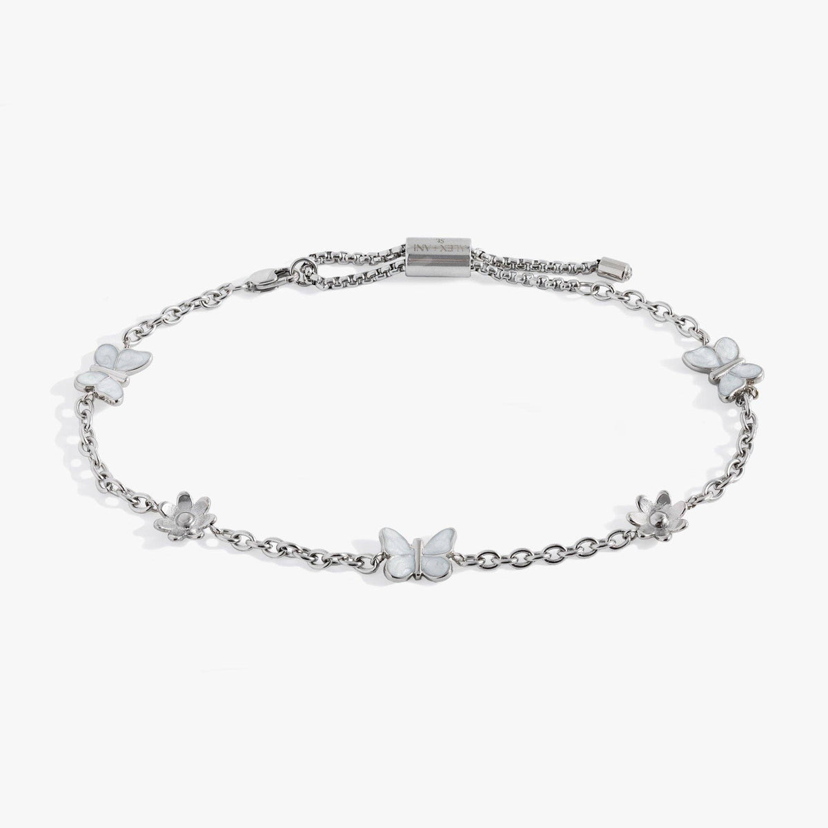 Butterfly & Flower Dainty Anklet-Jewelry-Dear Me Southern Boutique, located in DeRidder, Louisiana