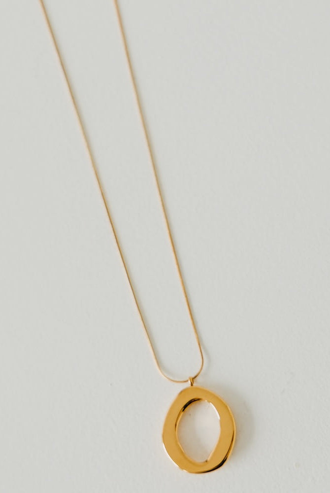 Camille Open Circle Statement Necklace - WATERPROOF-Presales-Dear Me Southern Boutique, located in DeRidder, Louisiana