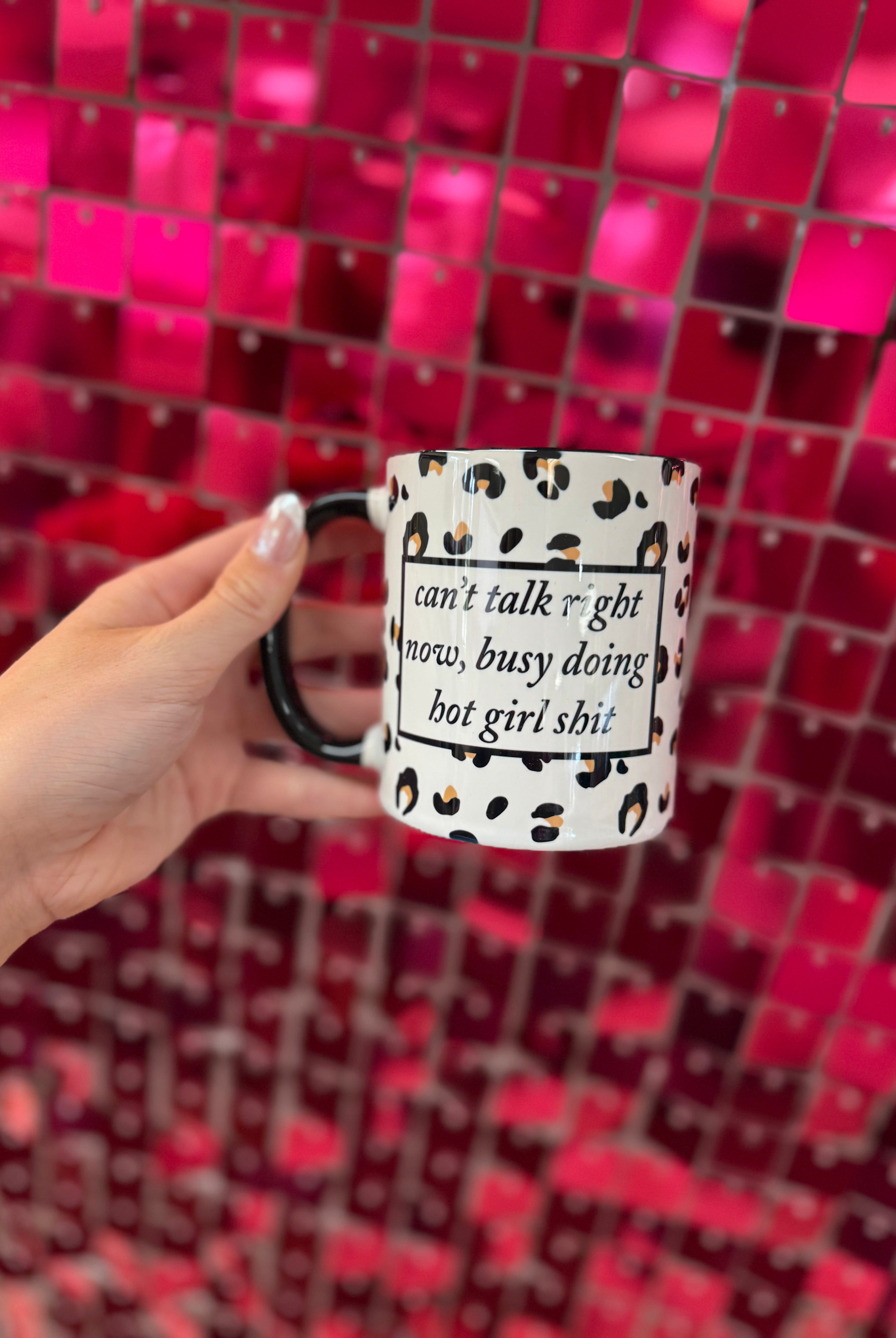 Can't Talk Right Now Mug-Mugs-Dear Me Southern Boutique, located in DeRidder, Louisiana