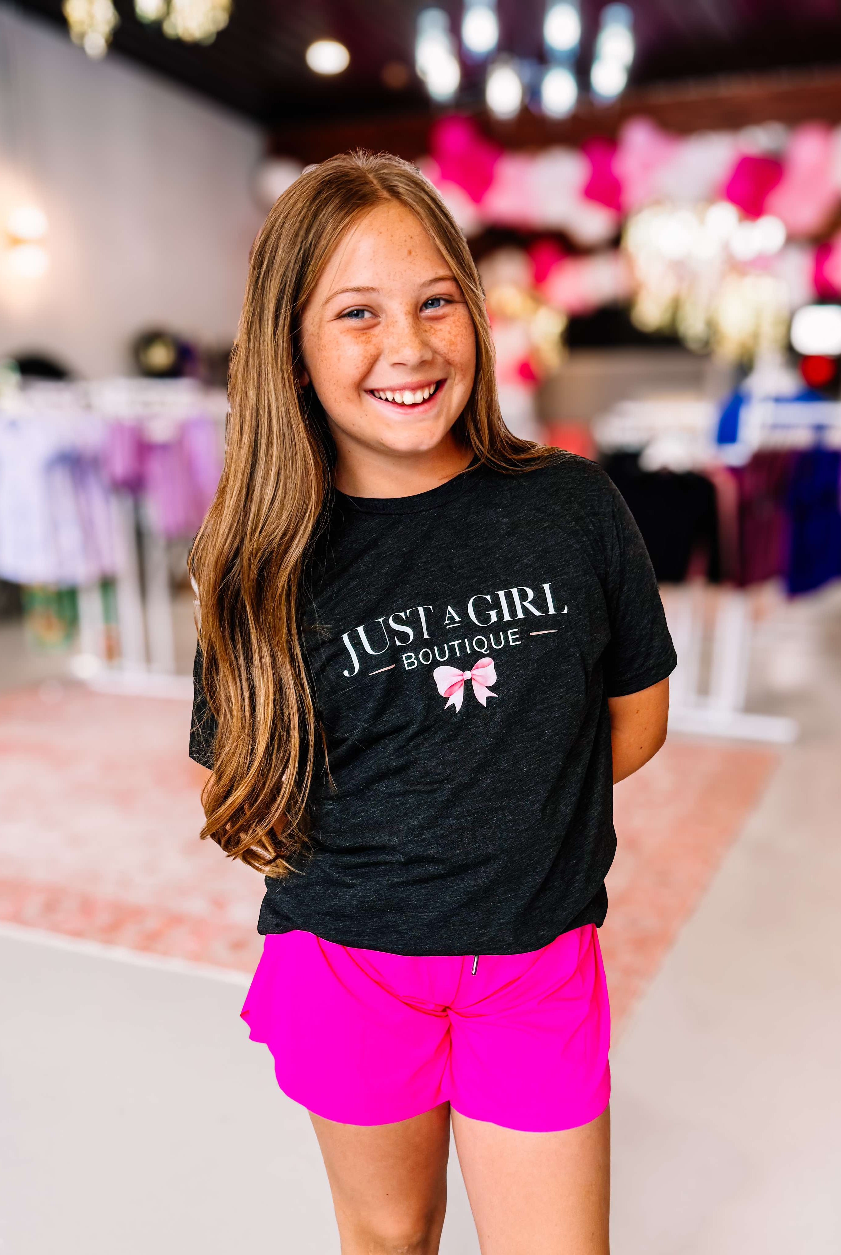 Charley Butterfly Shorts- Pink-JAG Shorts-Dear Me Southern Boutique, located in DeRidder, Louisiana