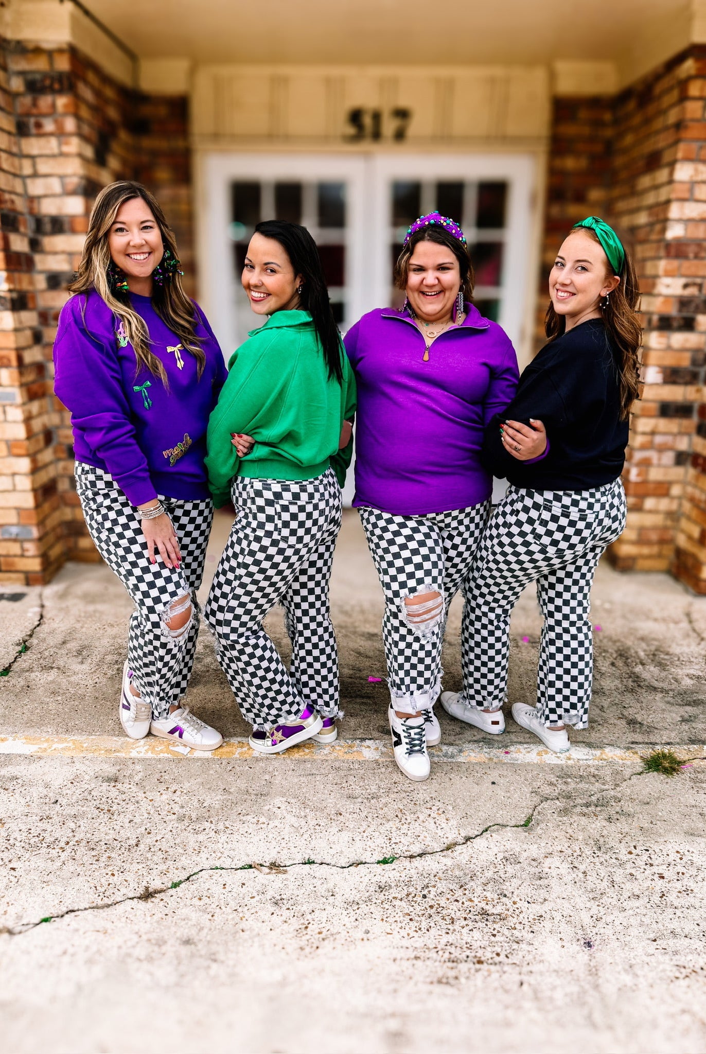 Check Yes Or No Destroyed Straight Jeans-Jeans-Dear Me Southern Boutique, located in DeRidder, Louisiana