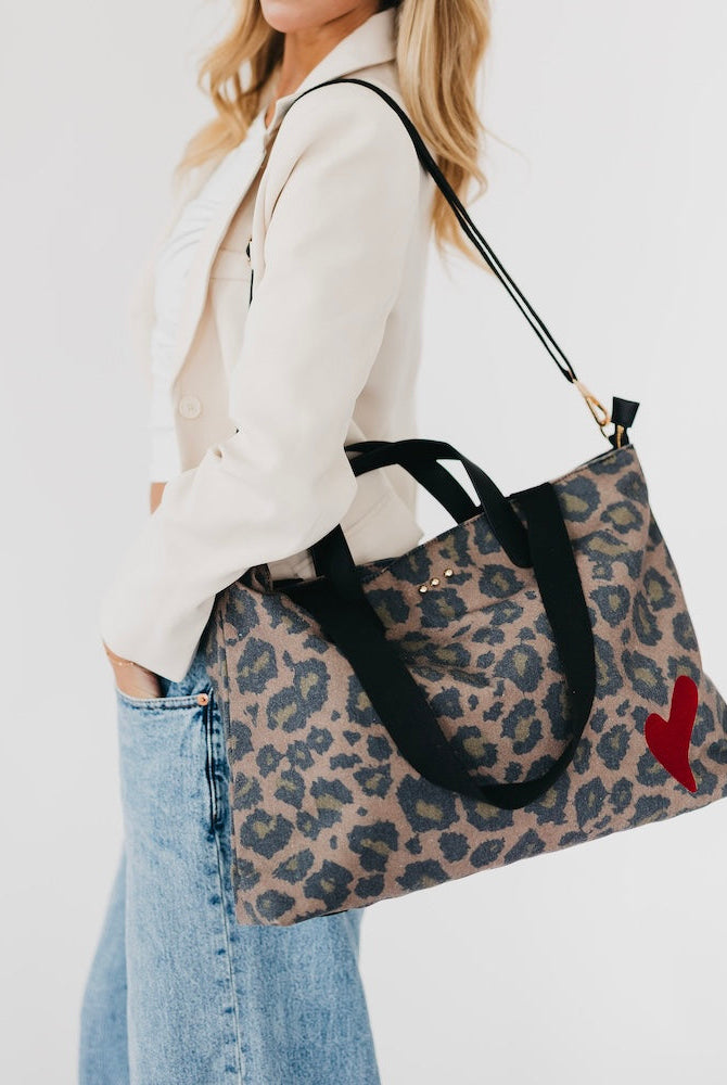Chelsie Canvas Printed Tote-Presales-Dear Me Southern Boutique, located in DeRidder, Louisiana