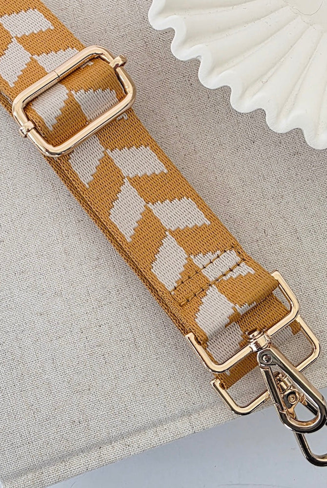 Cher Chevron Guitar Bag Strap-Straps-Dear Me Southern Boutique, located in DeRidder, Louisiana