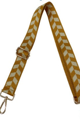 Cher Chevron Guitar Bag Strap-Straps-Dear Me Southern Boutique, located in DeRidder, Louisiana