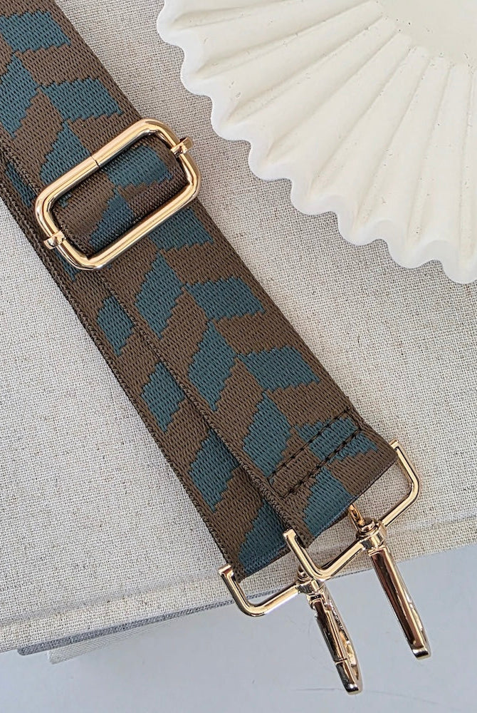 Cher Chevron Guitar Bag Strap-Straps-Dear Me Southern Boutique, located in DeRidder, Louisiana