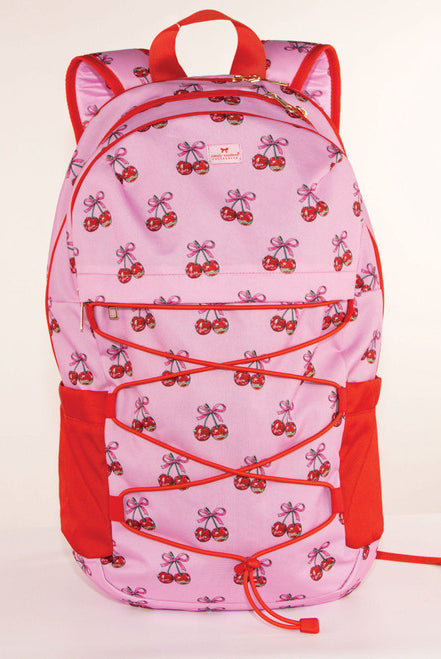 Cherry Bow Backpack-Tote Bags-Dear Me Southern Boutique, located in DeRidder, Louisiana